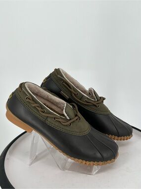 JBU Olive  GWEN Women's Waterproof Duck Shoes
